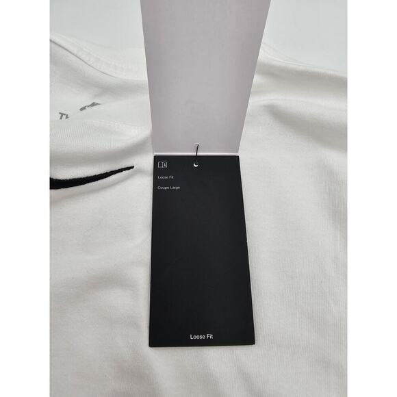 Nike Essential Tee Girl's M White Loose Fit Long Sleeve Shirt NWT - Picture 8 of 10